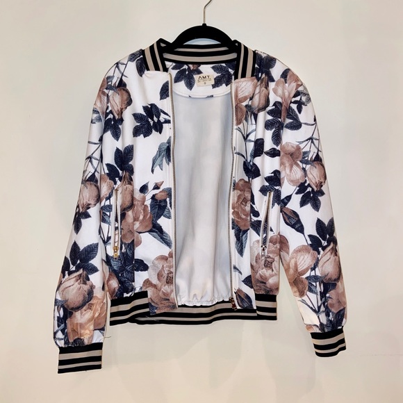 Floral Bomber Jacket - Picture 1 of 5